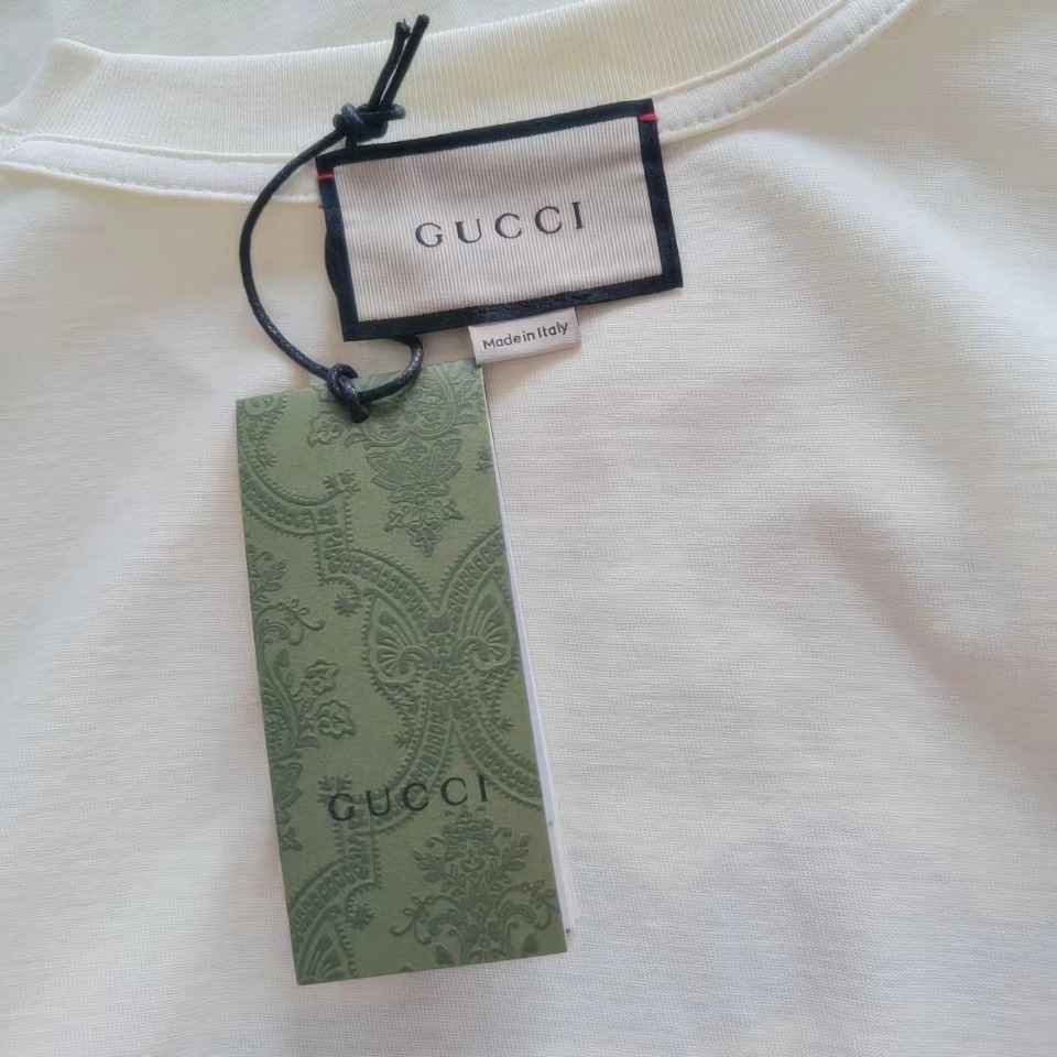 Gucci/古驰 24SS暴富金钱豹短袖T桖