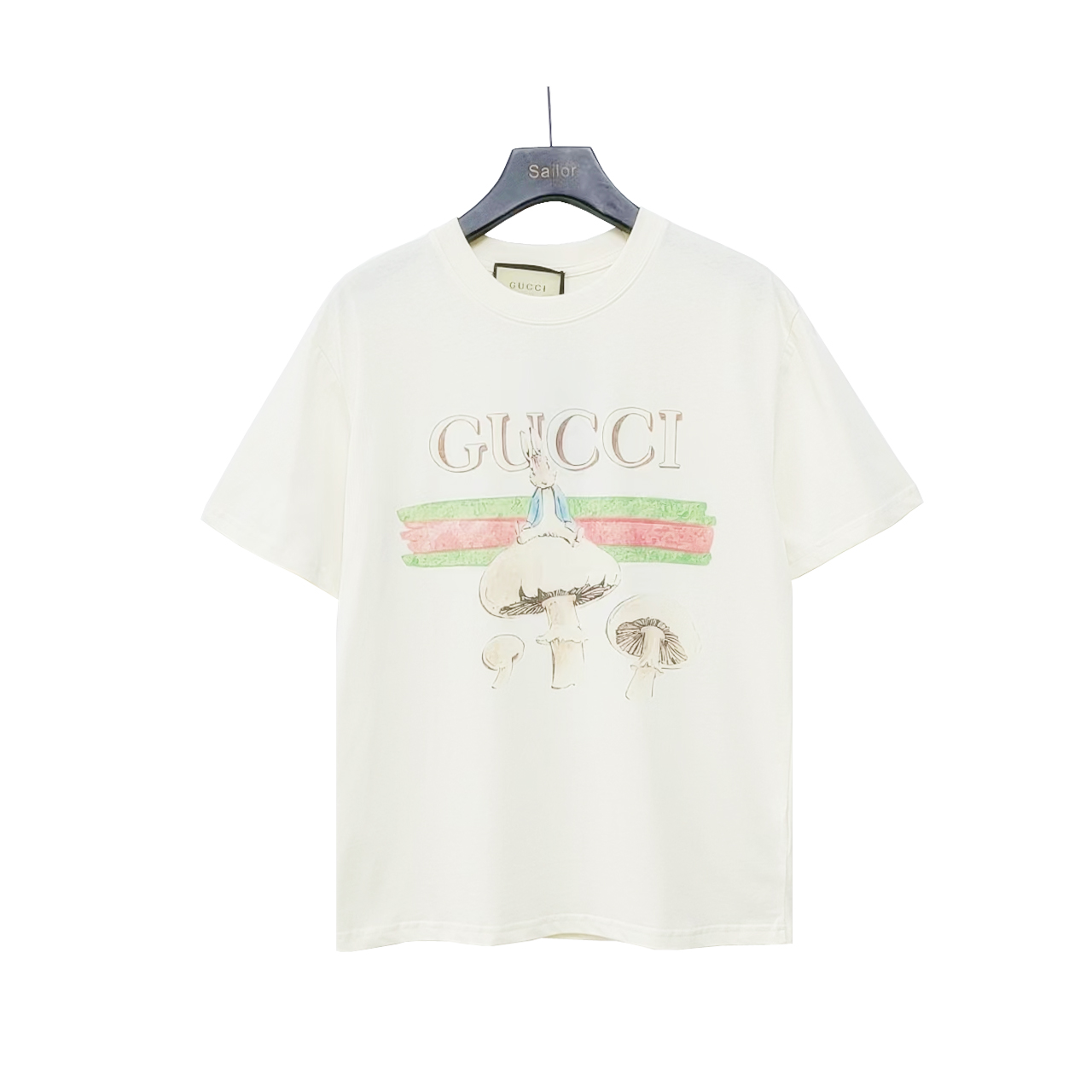 Gucci/古驰 24SS彼得兔蘑菇短袖T桖