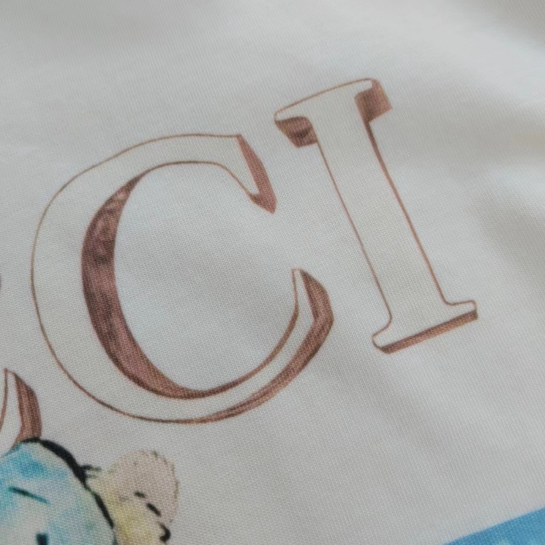 GUCCI 古驰 彼得兔系列柠檬小兔印花短袖