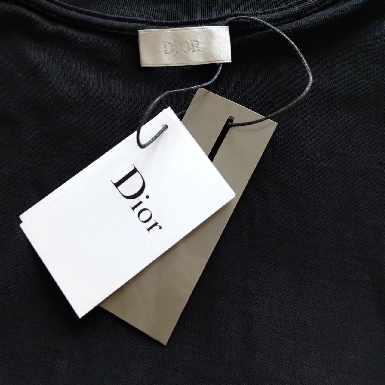 DIOR迪奥 CD 字母贴布刺绣 Logo标识精工刺绣短袖