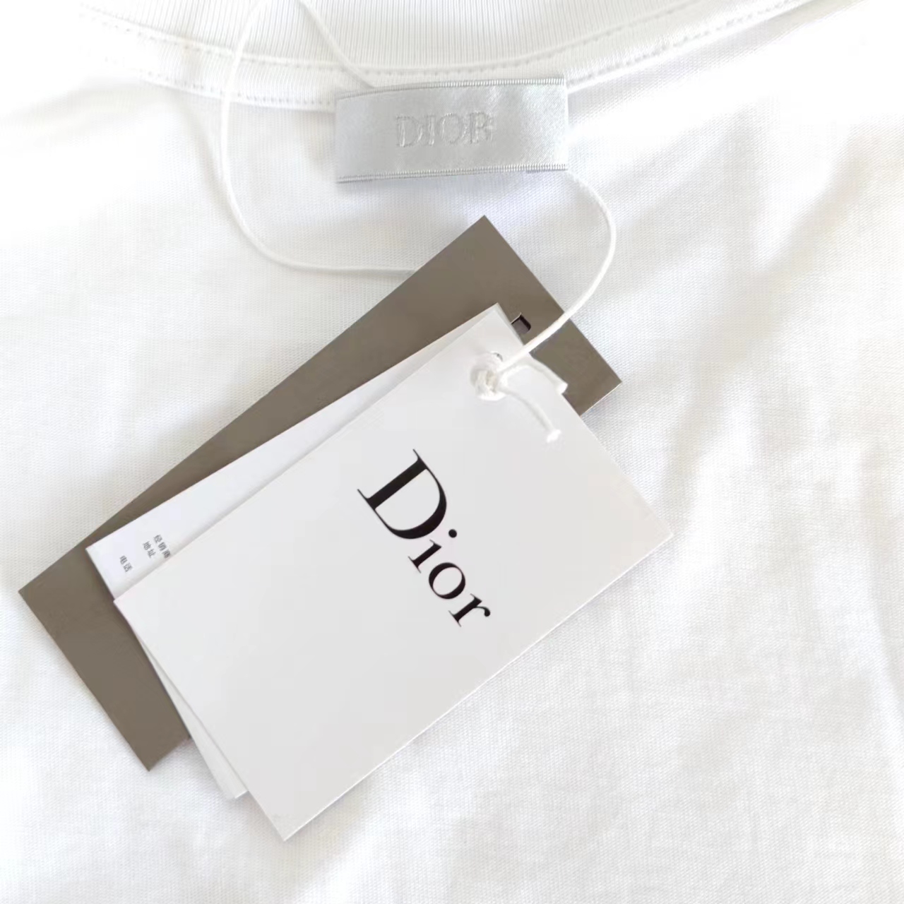 DIOR迪奥 CD 字母贴布刺绣 Logo标识精工刺绣短袖