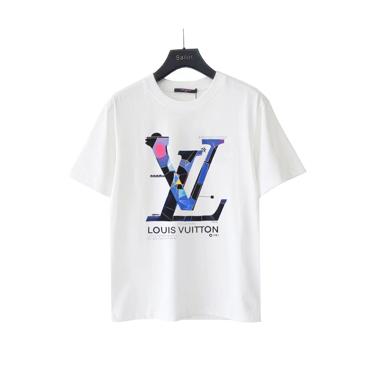 Louis .Vuitton LV路易.威登24SS大logo印花T恤宽松短袖