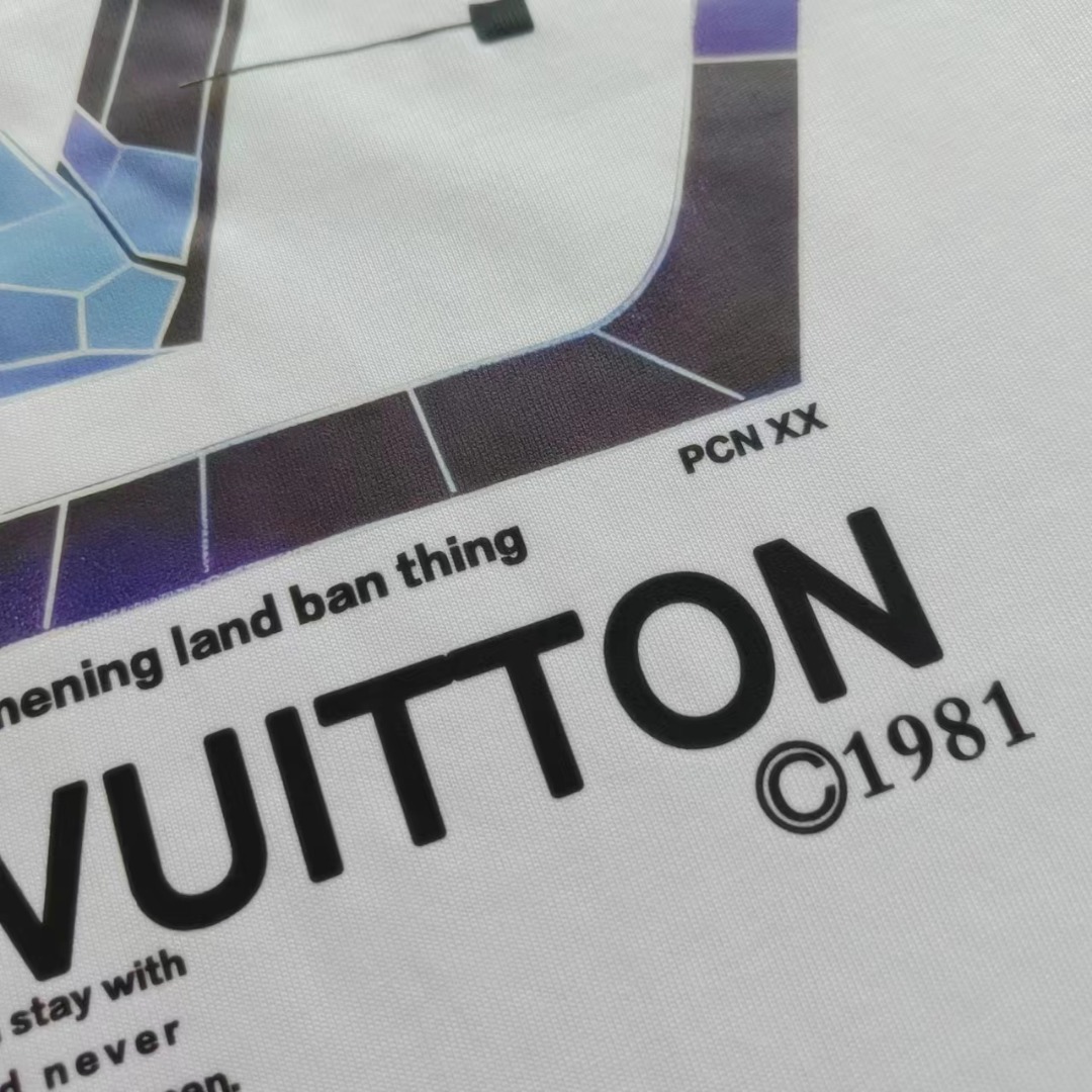 Louis .Vuitton LV路易.威登24SS大logo印花T恤宽松短袖