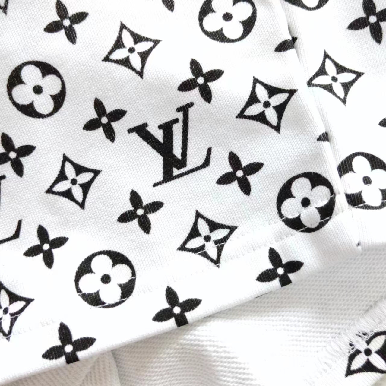Louis Vuitton/路易威登 渐变小字母印花LoGO标识五分裤