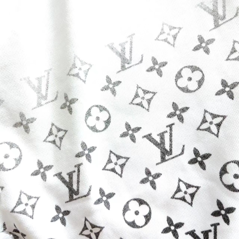 Louis Vuitton/路易威登 渐变小字母印花LoGO标识五分裤