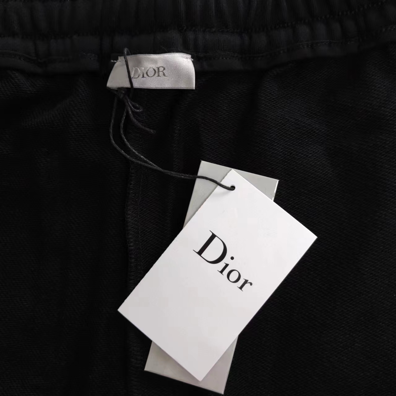 DIOR/迪奥 字母绣花织带拼接LoGO标识刺绣五分裤