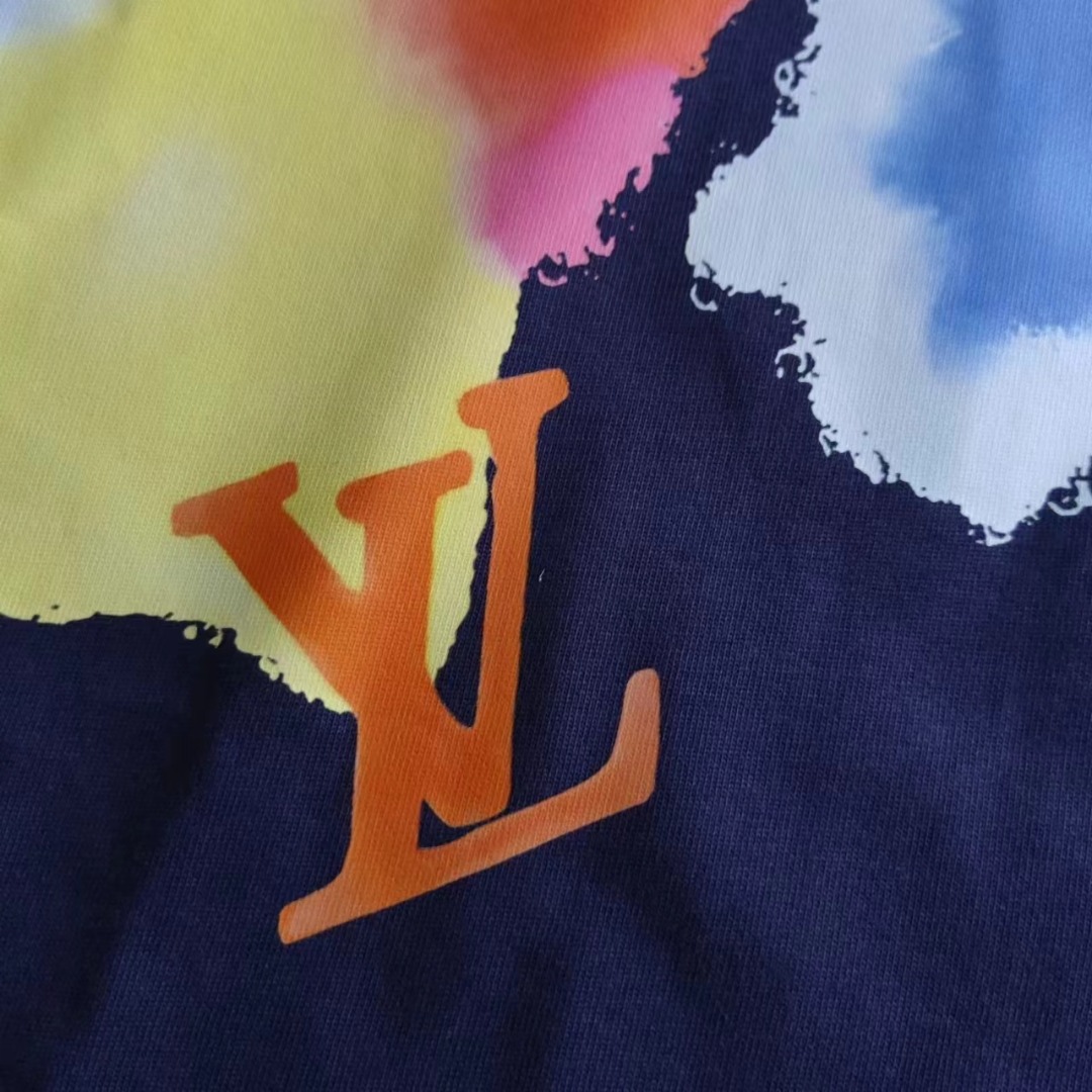 Louis Vuitton/路易威登 水彩涂鸦艺术印花短袖