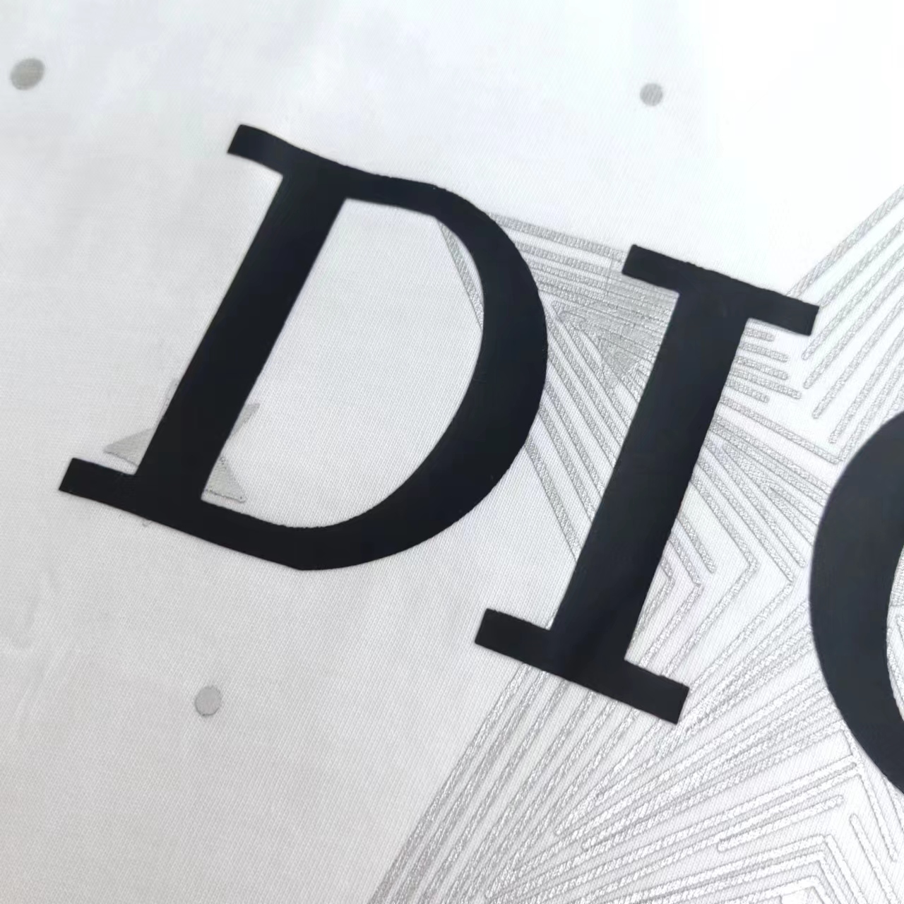 DIOR迪奥 CD字母涂鸦星星图案印花短袖T桖