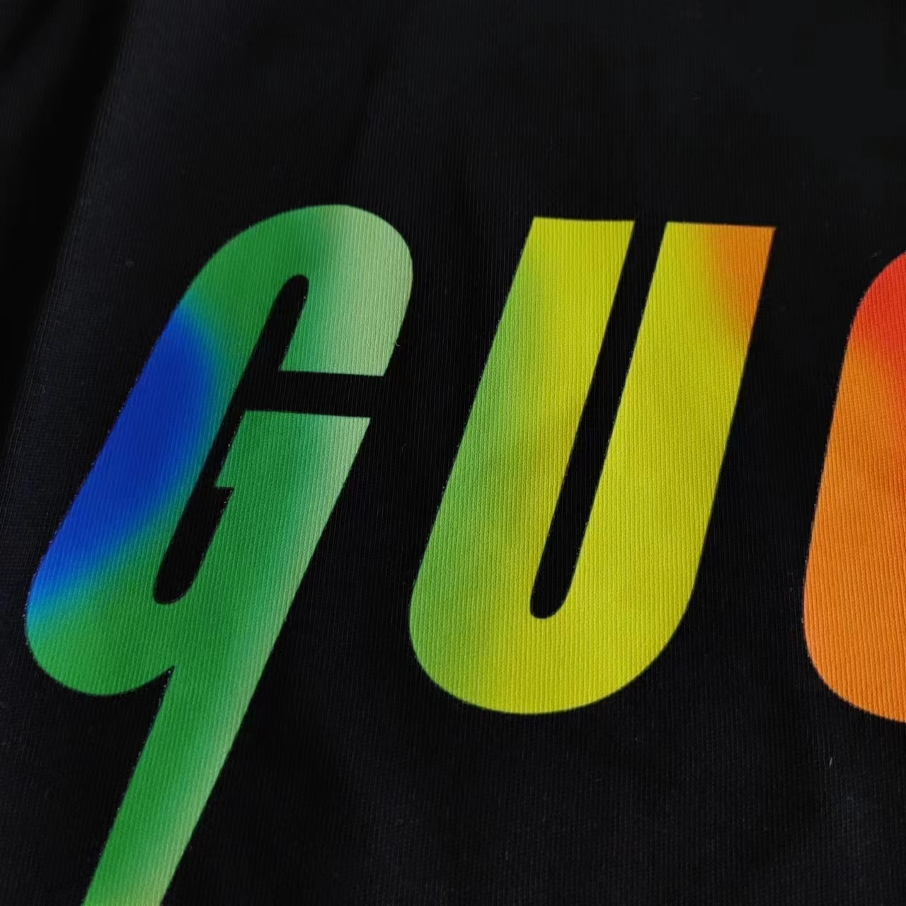 Gucci/古驰 2024炫彩闪电LOGO印花T恤
