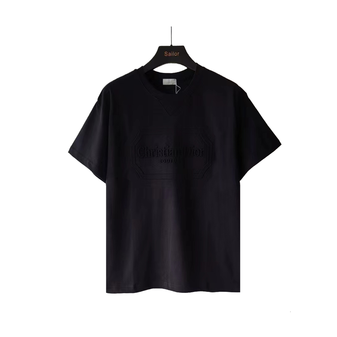 DIOR/迪奥 CD字母凹凸压花 Logo标识短袖