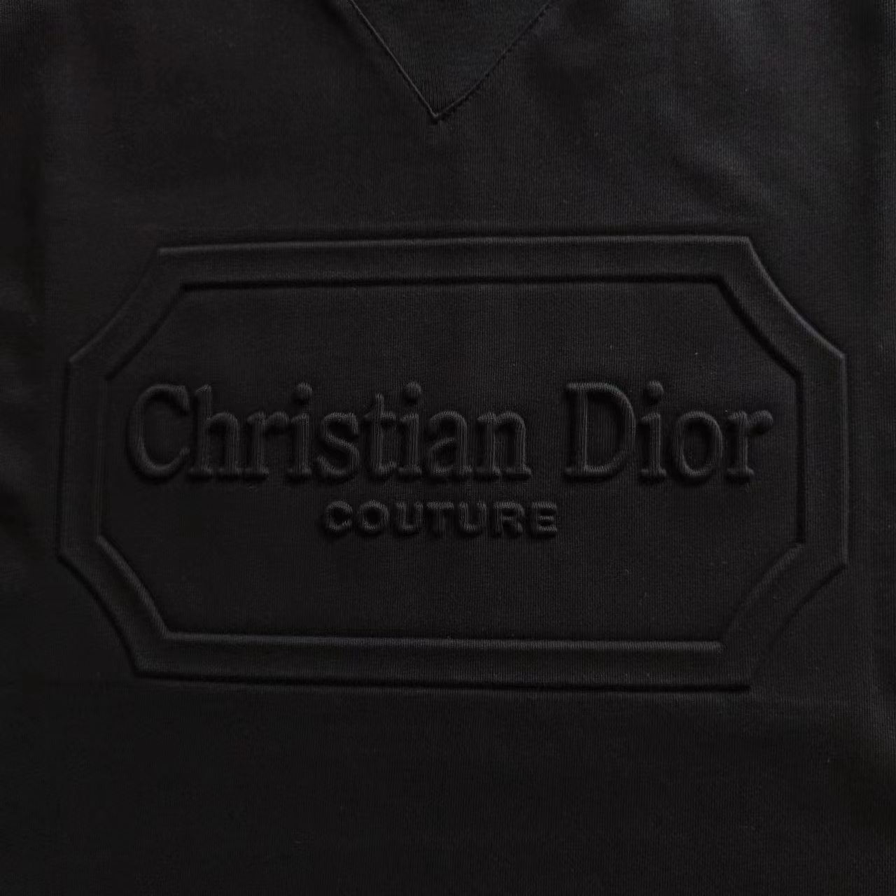 DIOR/迪奥 CD字母凹凸压花 Logo标识短袖