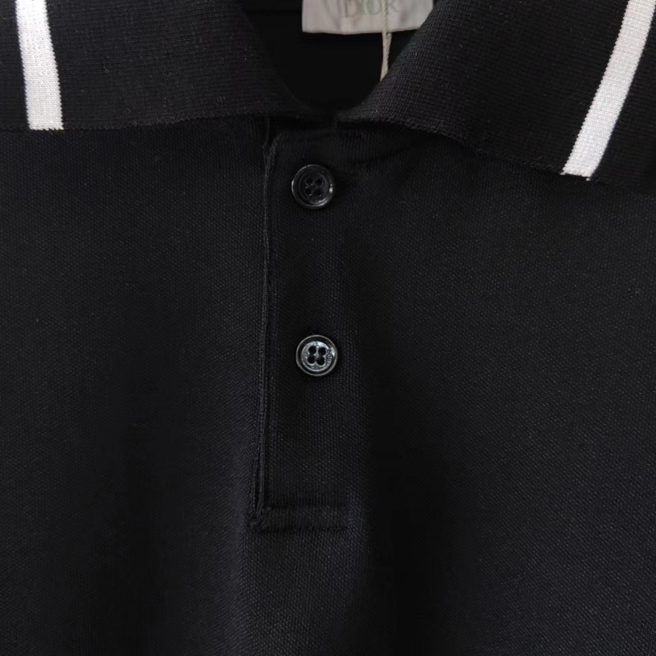 Dior/迪奥 小蜜蜂字母刺绣logo翻领Polo衫短袖T恤
