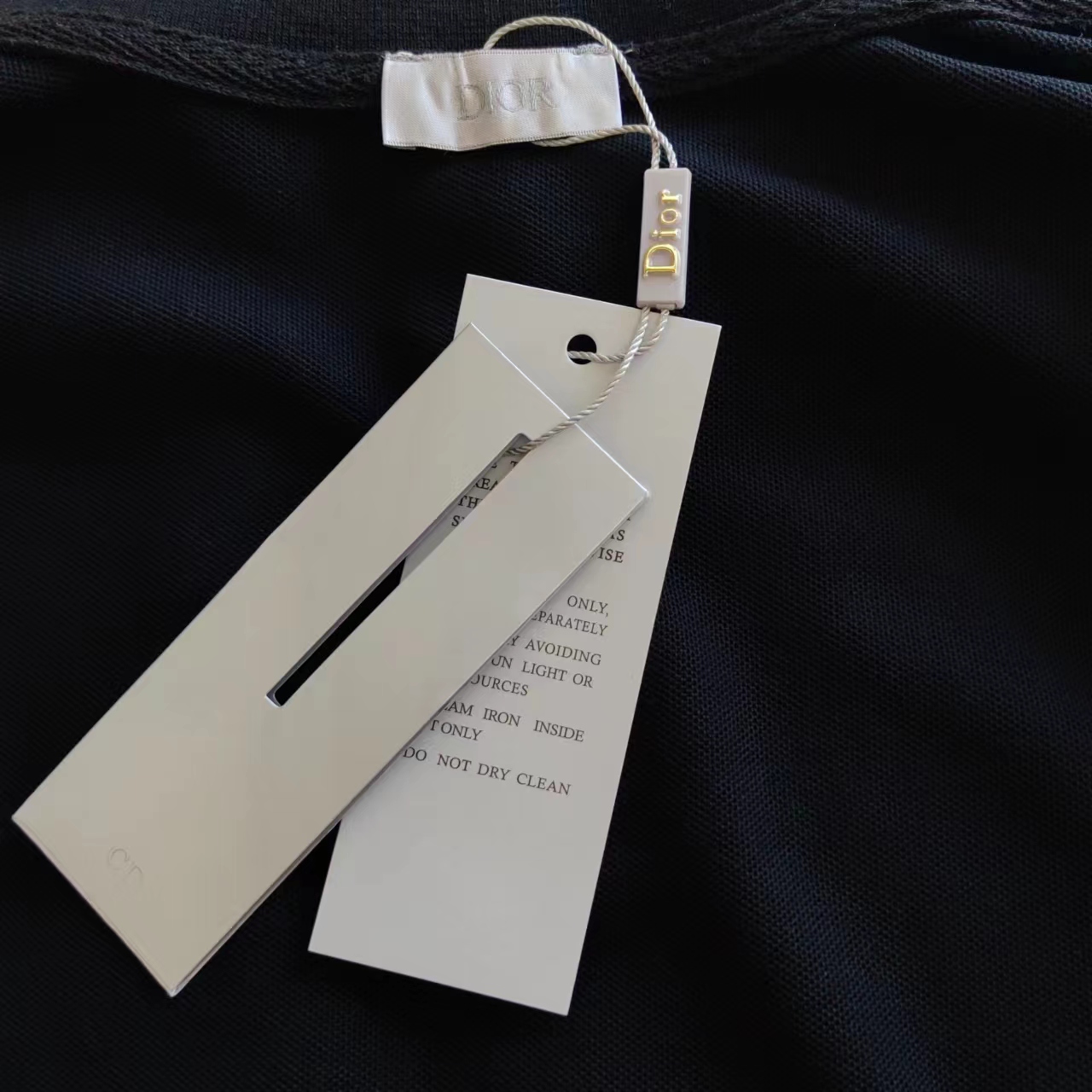 Dior/迪奥 小蜜蜂字母刺绣logo翻领Polo衫短袖T恤
