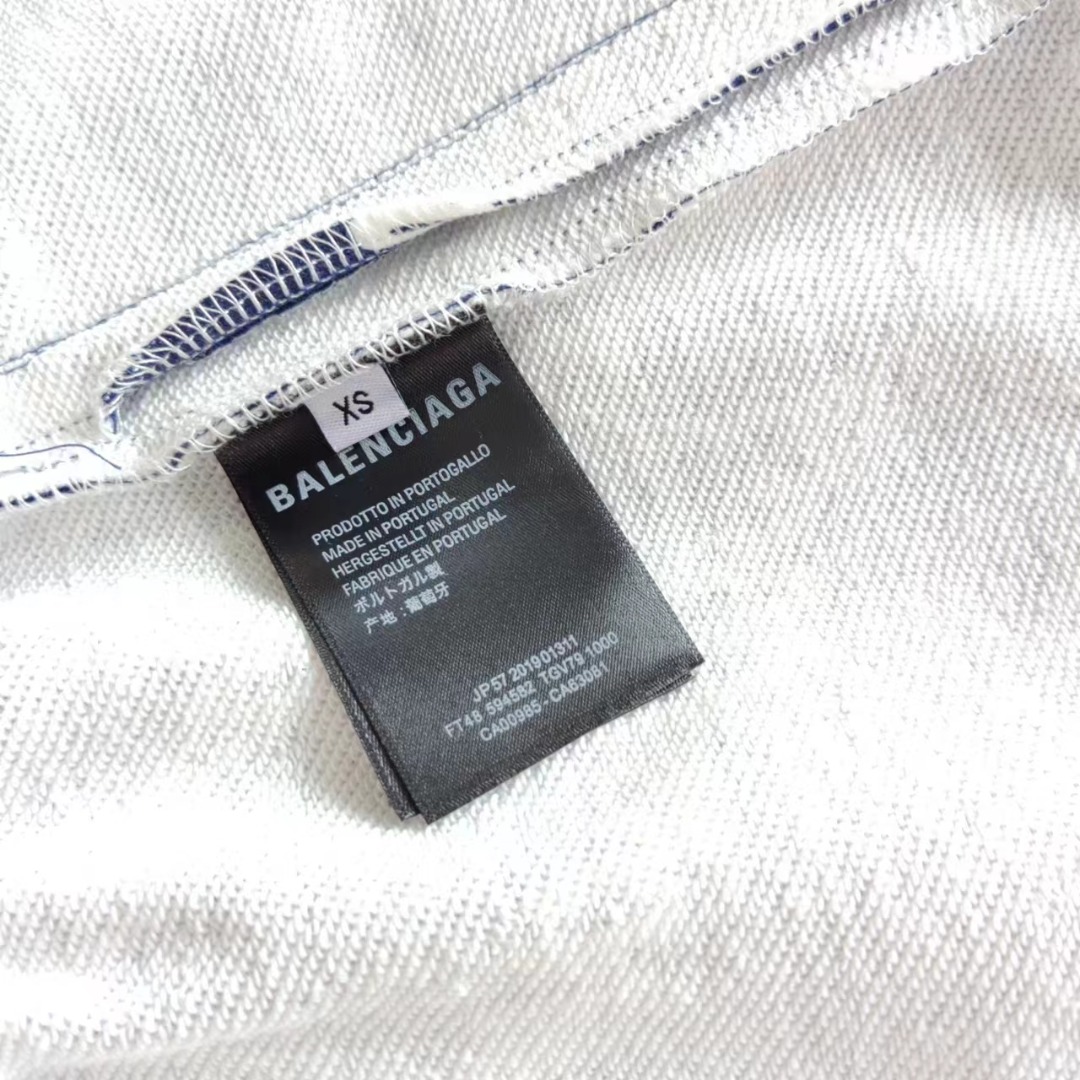 BALENCIAGA/巴黎世家 满印字母简约LoGO标识五分裤