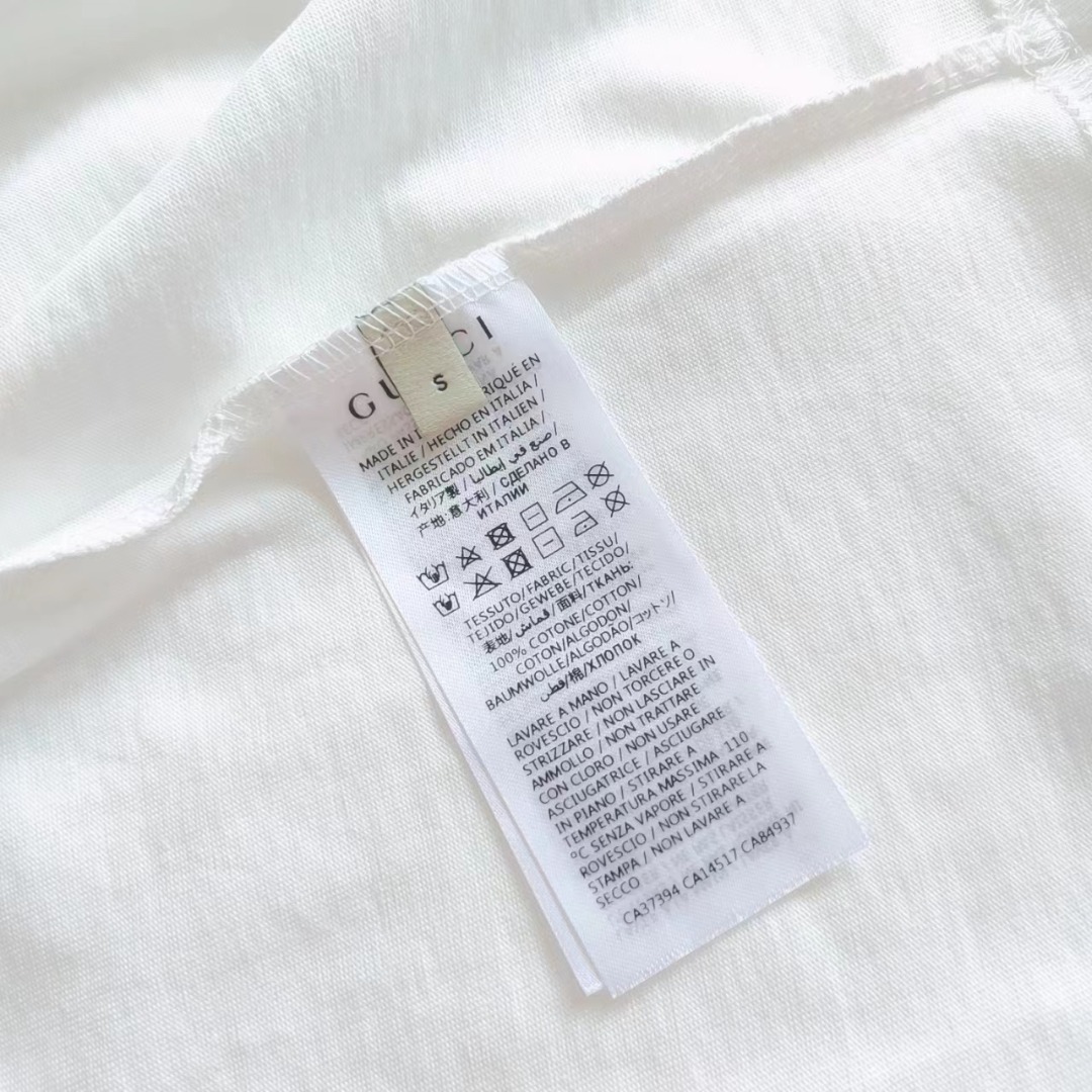 Gucci/古驰 24SS双G字母logo印花短袖