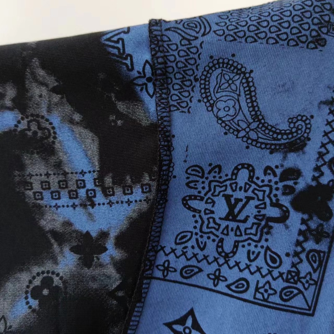 LOUIS VUITTON/路易威登 24SS扎染老花字母印花短袖T恤