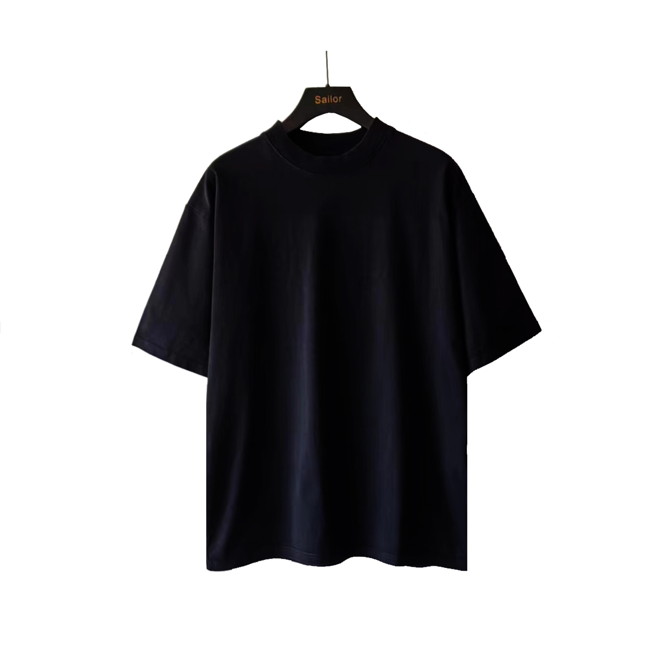 巴黎世家Balenciagg 新款前后中间字母烫钻短袖