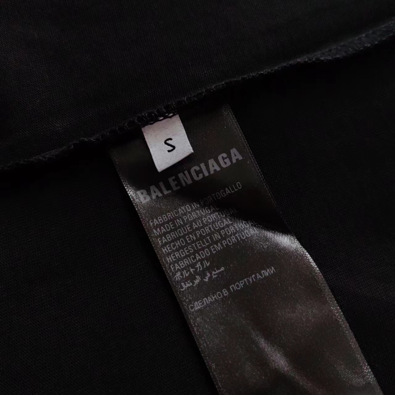 巴黎世家Balenciaga 满Logo赛车服短袖T桖 白色黑色