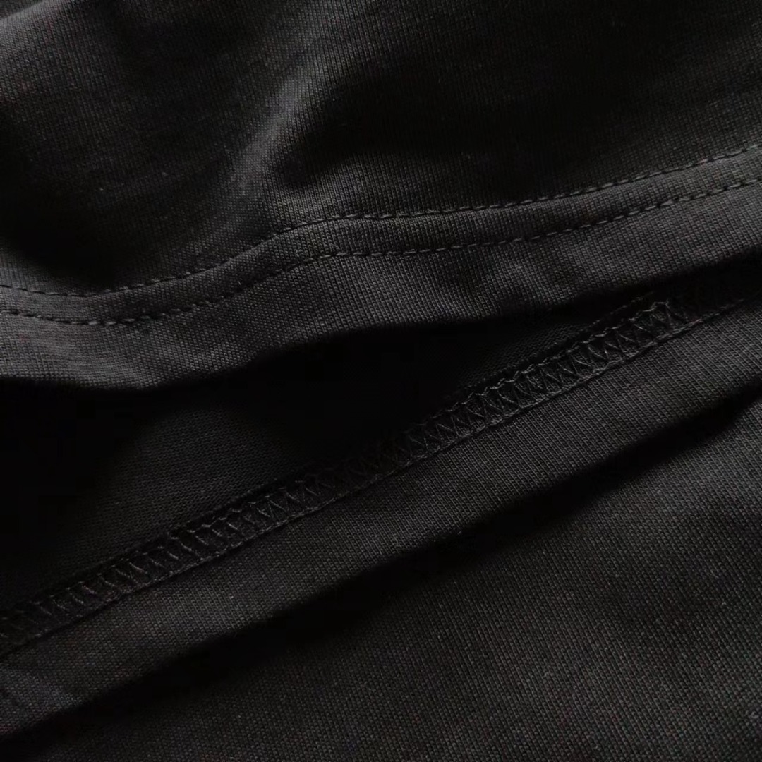 巴黎世家 Balenciaga 重影前后印花短袖 白色 黑色