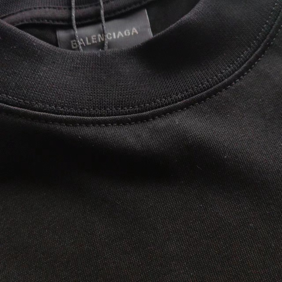 巴黎世家Balenciaga马赛克短袖 巴黎世家模糊短袖
