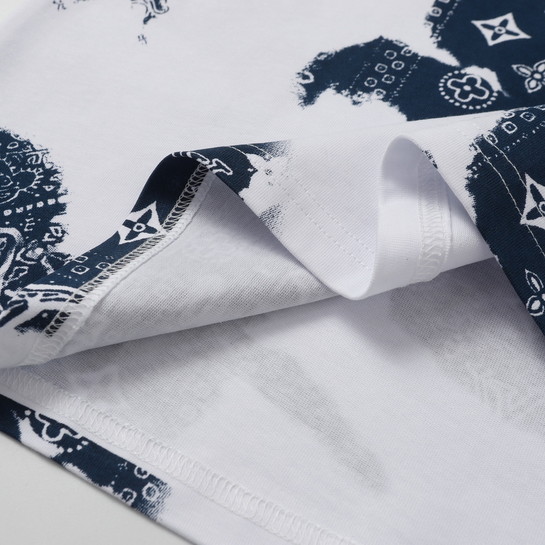 LOUIS VUITTON/路易威登老花腰果花扎染短袖