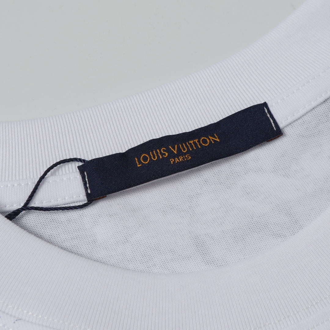 LOUIS VUITTON/路易威登 公园建筑水墨印花短袖