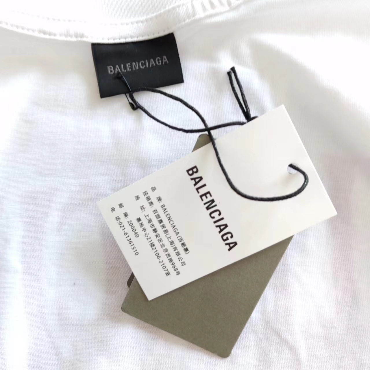 巴黎世家Balenciaga椰树铁塔后背蝙蝠Logo短袖