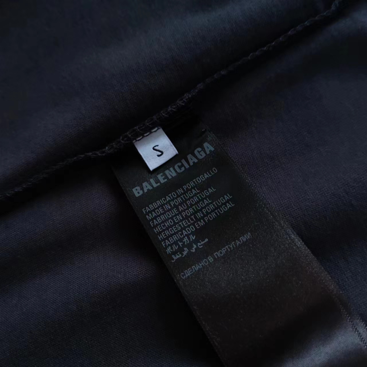 巴黎世家Balenciaga可乐刺绣短袖