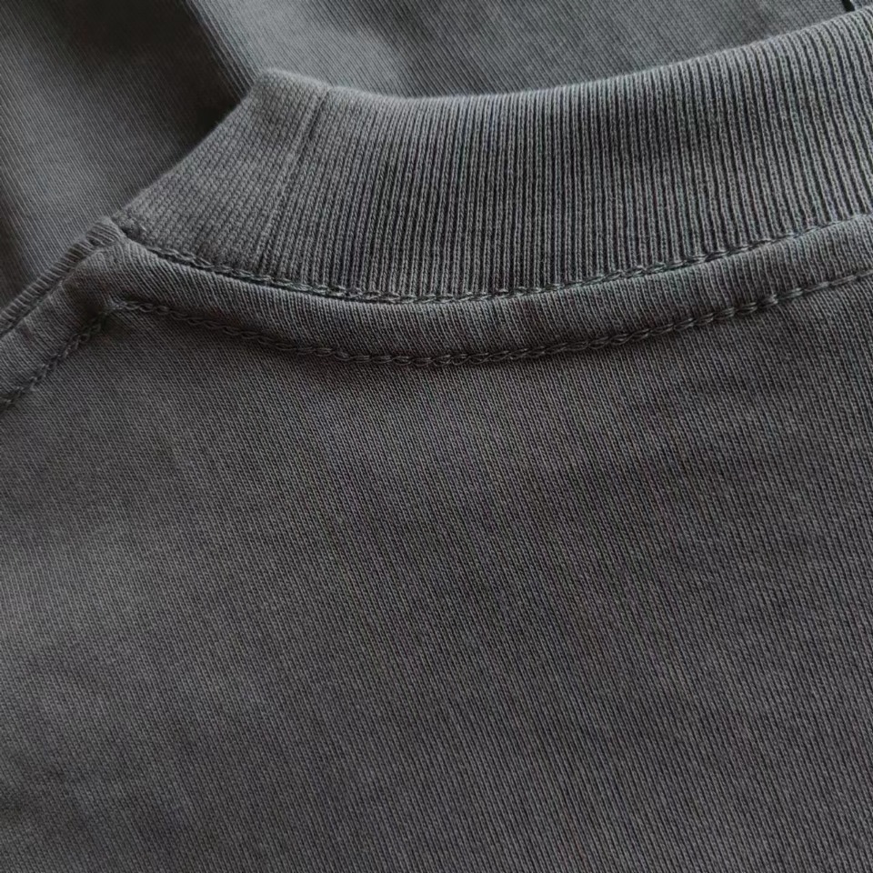 巴黎世家 Balenciaga基础前后字母刺绣短袖 经典前后Logo绣花 进口绣花机万针刺绣