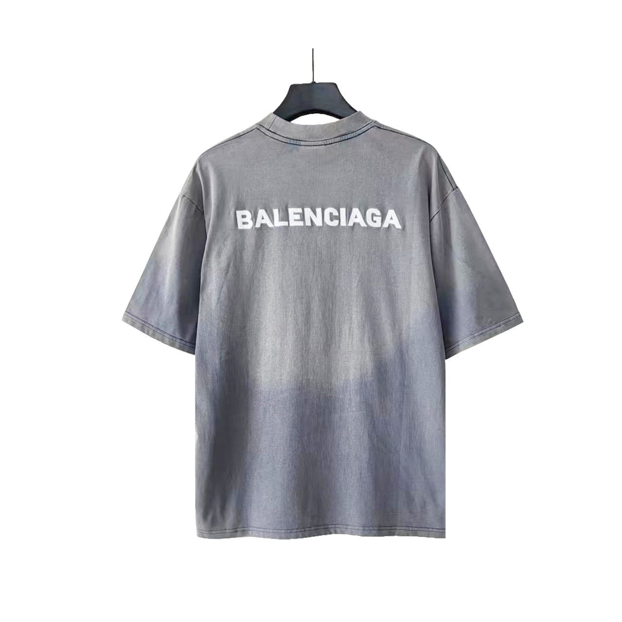 巴黎世家Balenciag Be kind 牙刷绣短袖 刺绣