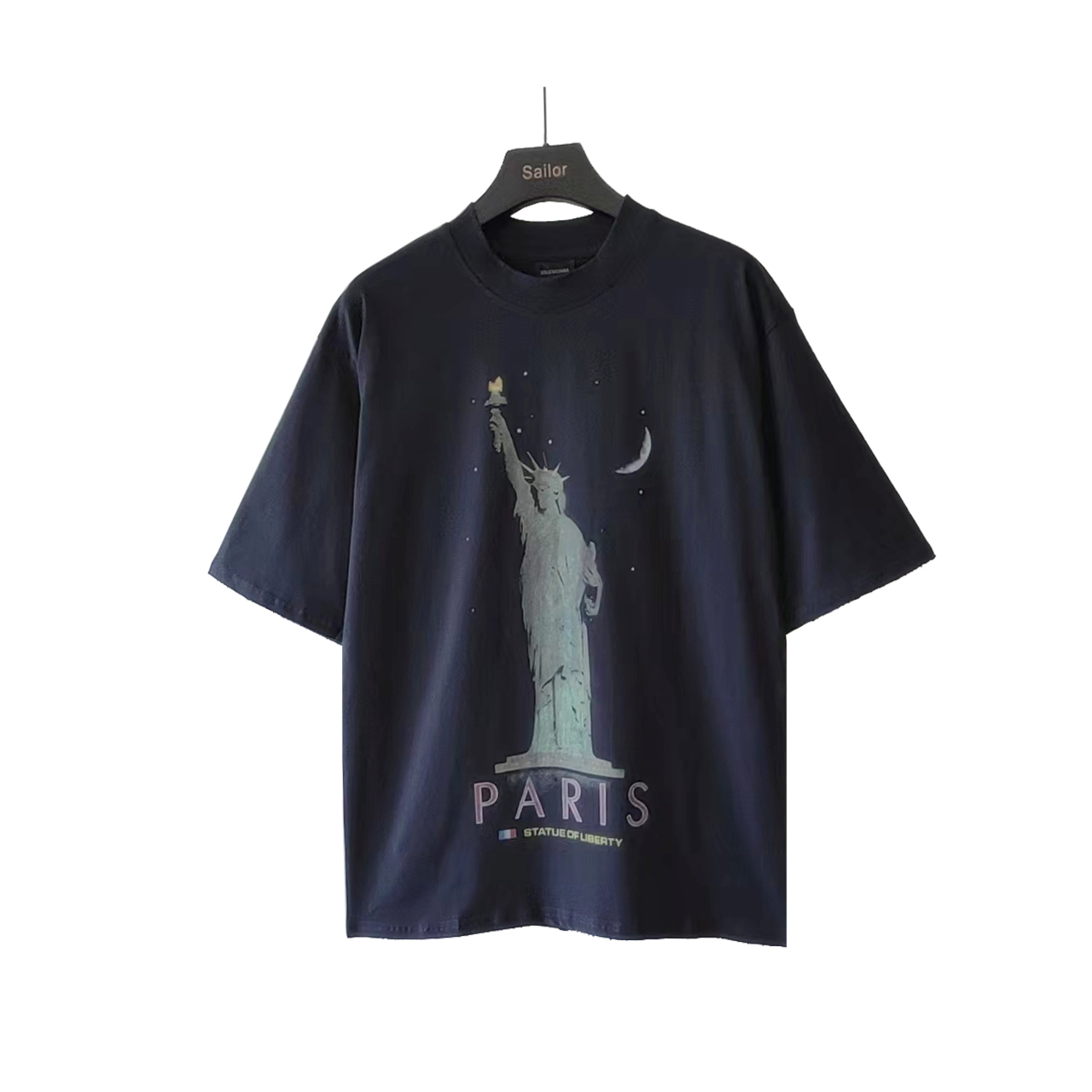 巴黎世家Balenciaga 自由女神像短袖