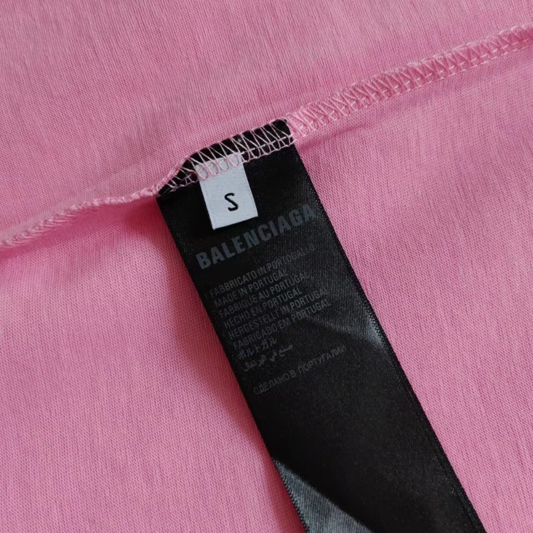 巴黎世家Balenciaga 模糊阴影logo短袖 巴黎世家模糊短袖