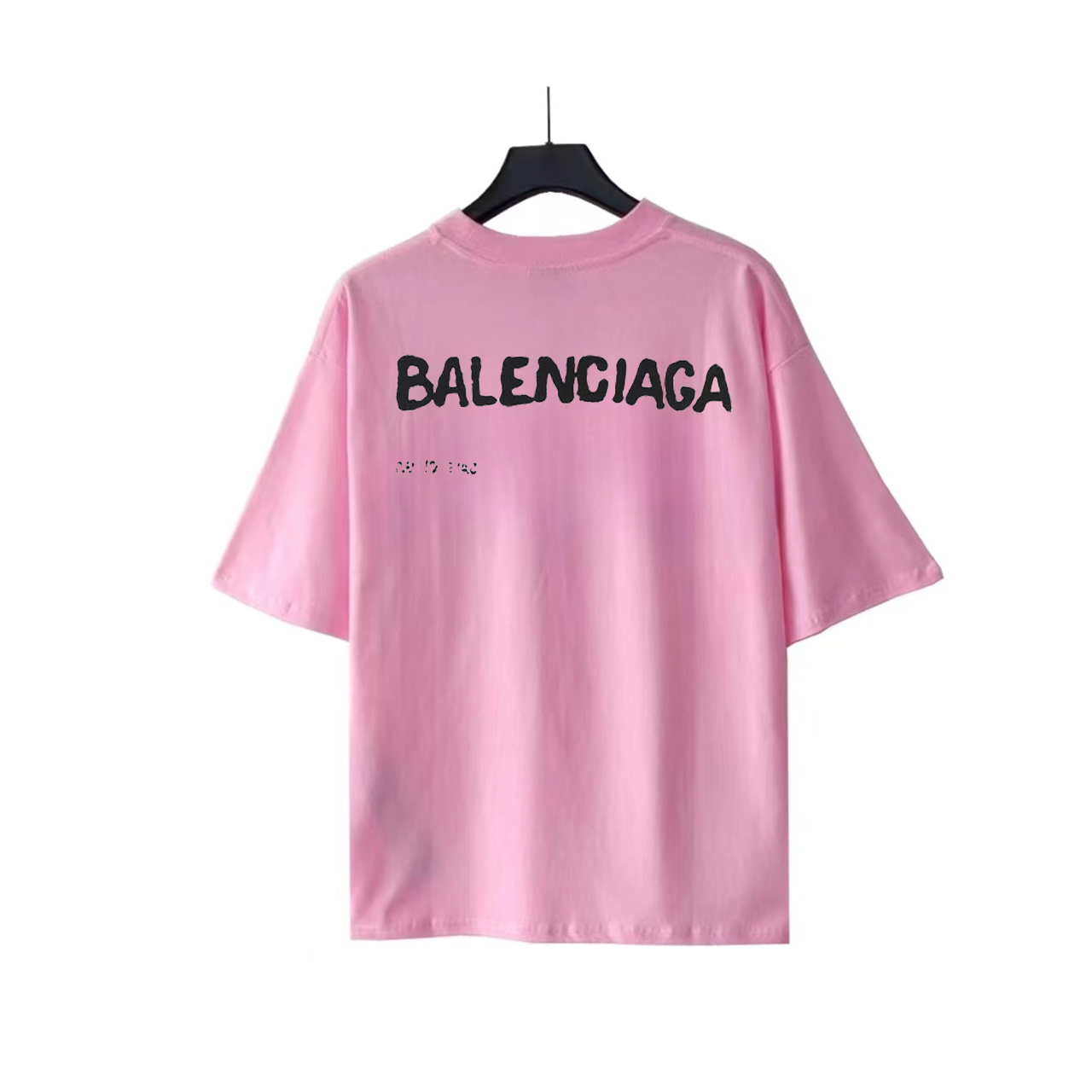 巴黎世家Balenciaga 模糊阴影logo短袖 巴黎世家模糊短袖