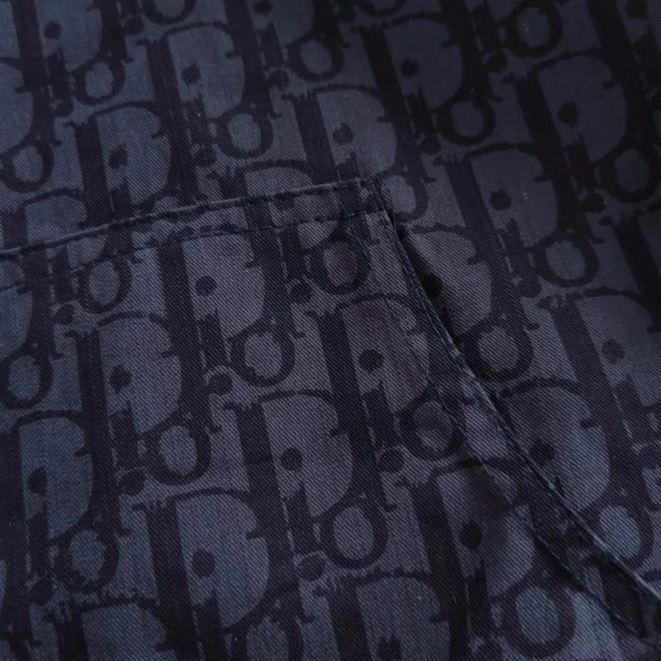 Dior/迪奥 DR字母色织满幅logo提花夏季五分裤短裤
