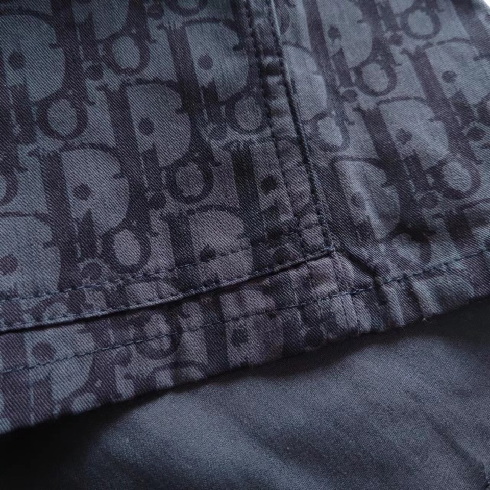 Dior/迪奥 DR字母色织满幅logo提花夏季五分裤短裤