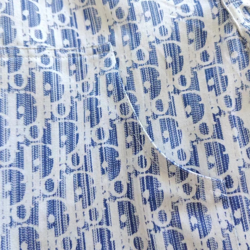 Dior/迪奥 DR字母色织满幅logo提花夏季五分裤短裤