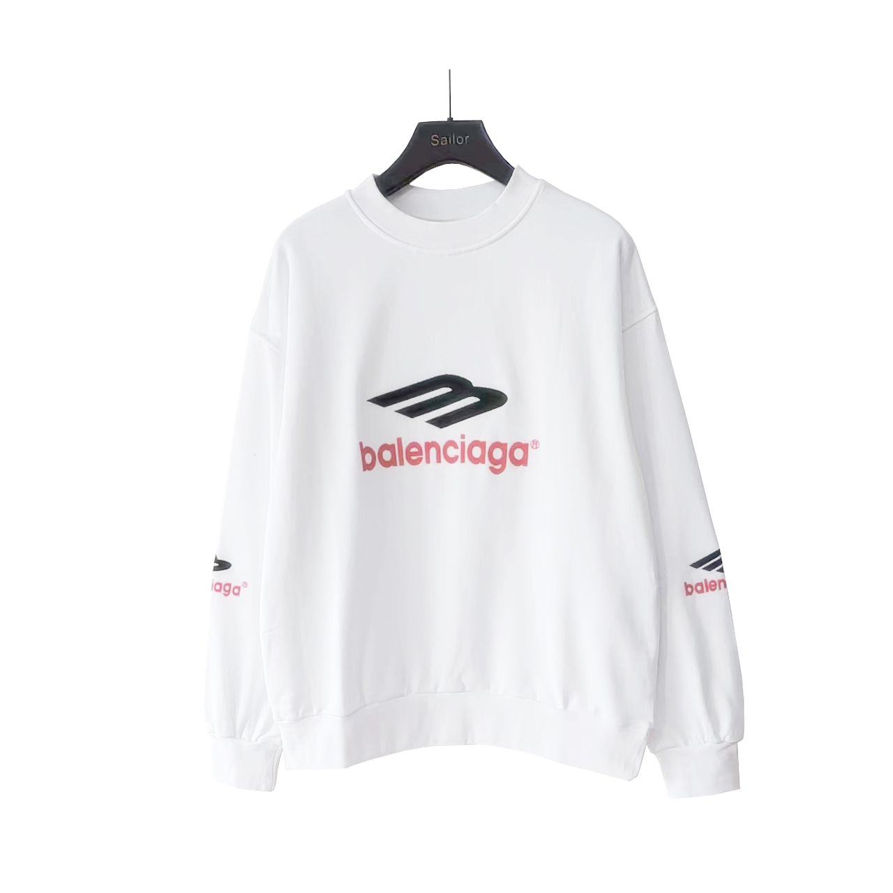 巴黎世家/Balenciaga 大M3m刺绣圆领卫衣