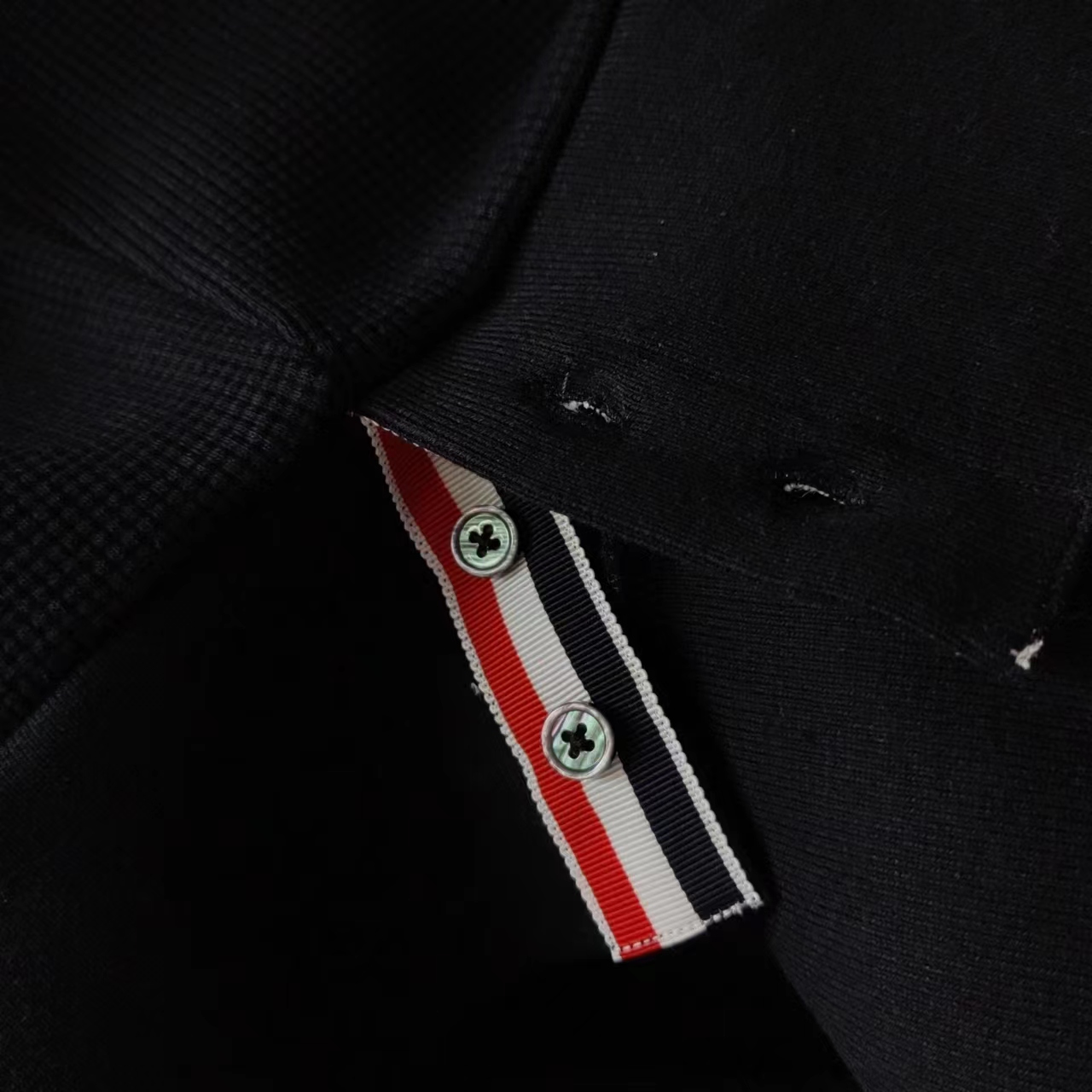 THOM BROWNE 汤姆布朗 TB新款华夫格圆领套头卫衣