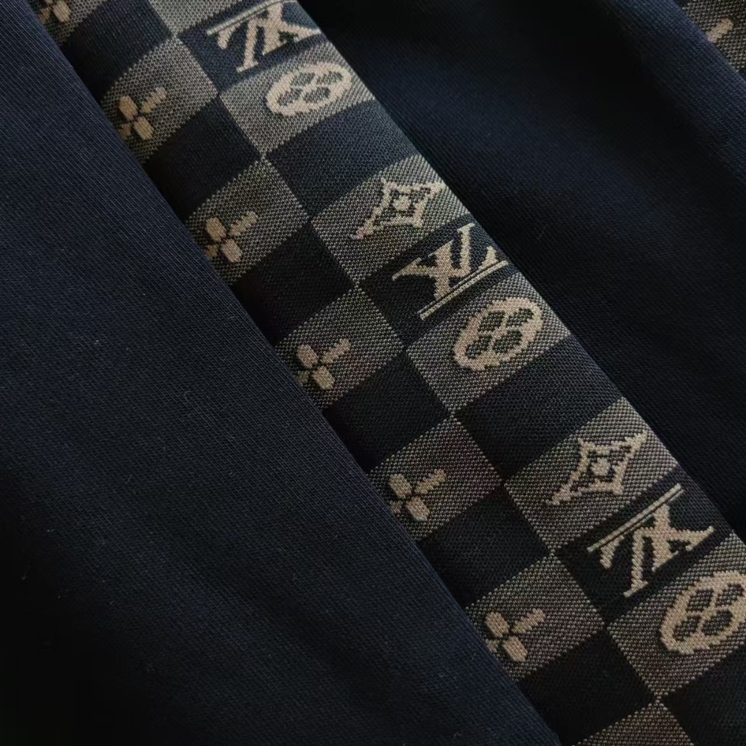 LouisVuittion/路易威登 24SS侧边拼接棋盘格长裤