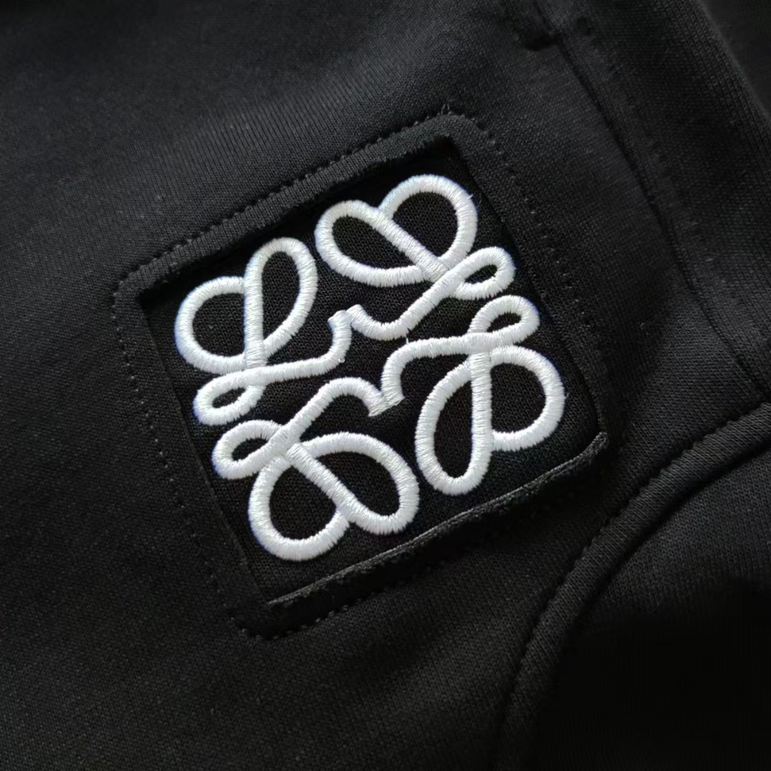 Loewe/罗意威 24SS镶入式工艺刺绣字母logo长裤