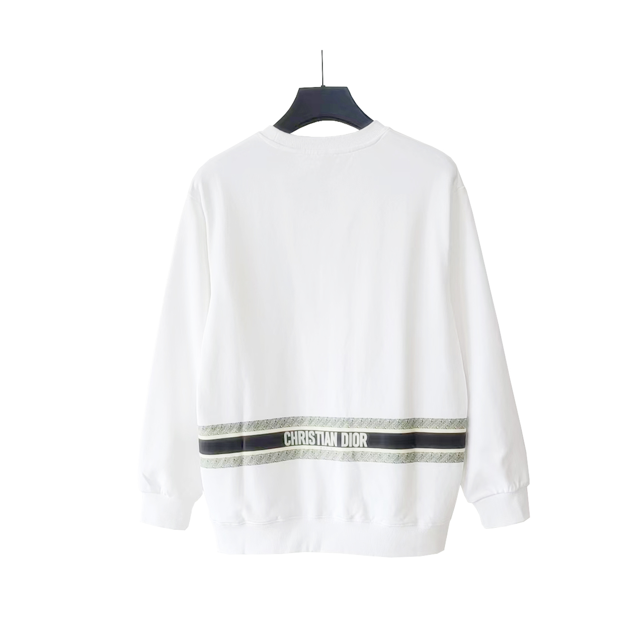 Dior/迪奥 前胸贴布口袋后幅印花圆领卫衣