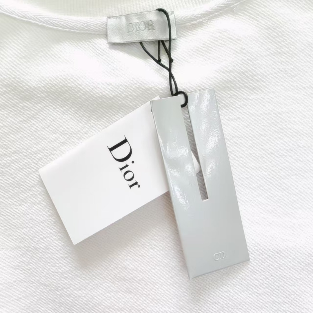 Dior/迪奥 前胸贴布口袋后幅印花圆领卫衣