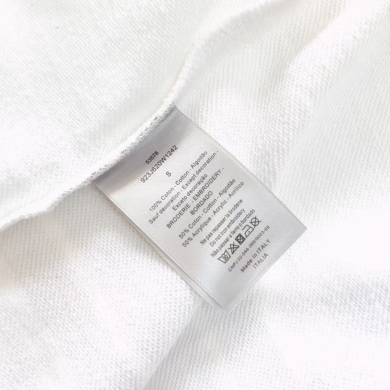 Dior/迪奥 前胸贴布口袋后幅印花圆领卫衣