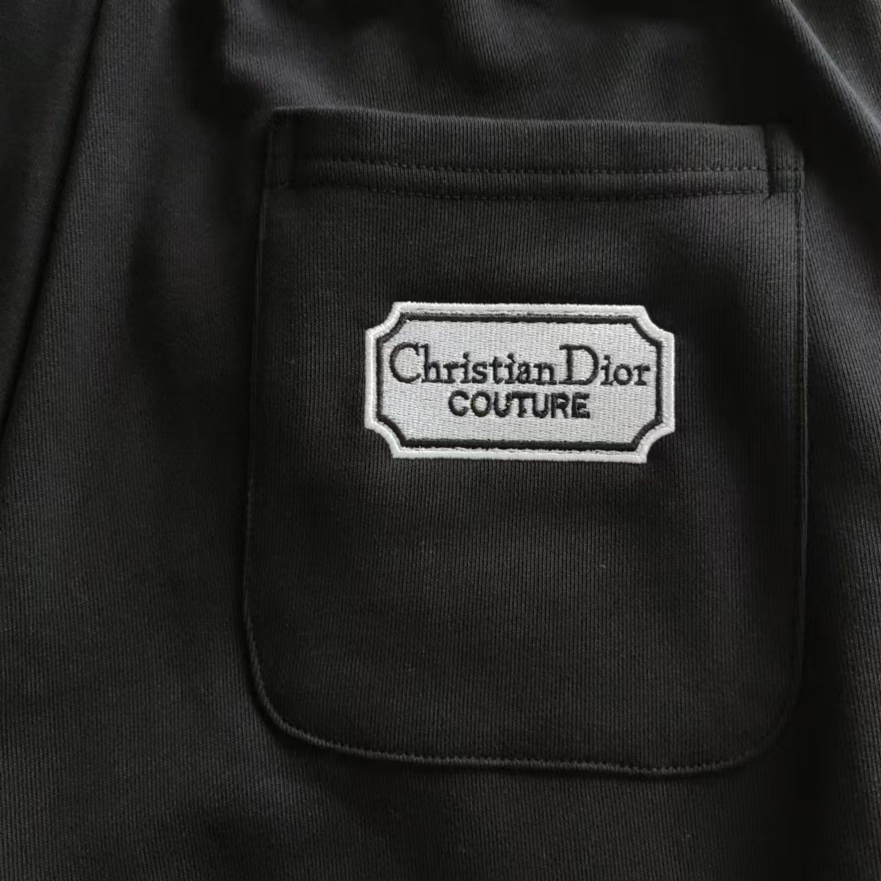 DIOR /迪奥 经典字母金色刺绣 LoGO标识休闲长裤