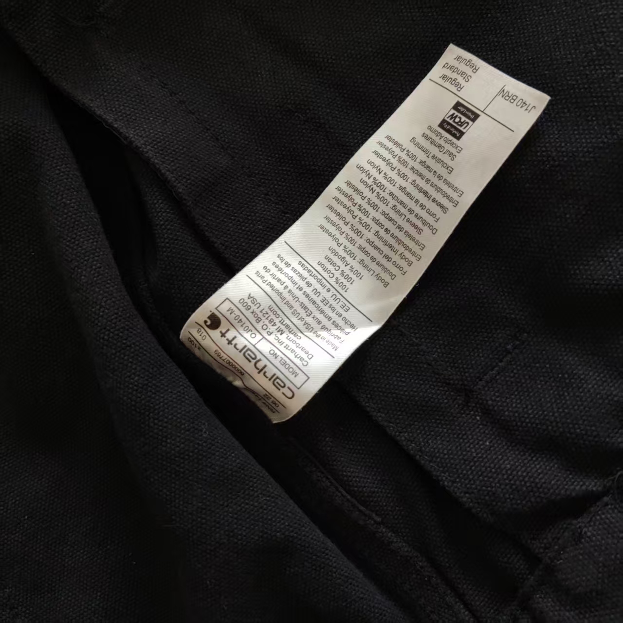 Carhartt WIP卡哈特重磅做旧牛仔底特律翻领夹克