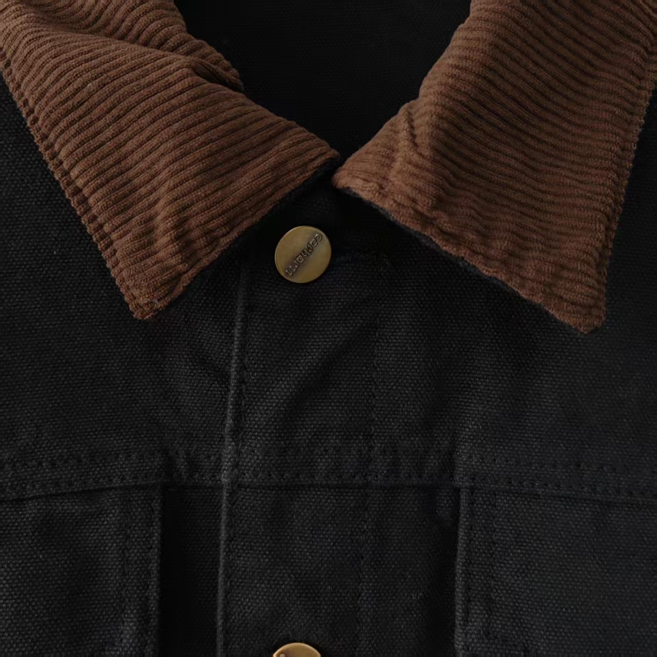 Carhartt WIP卡哈特重磅做旧牛仔底特律翻领夹克