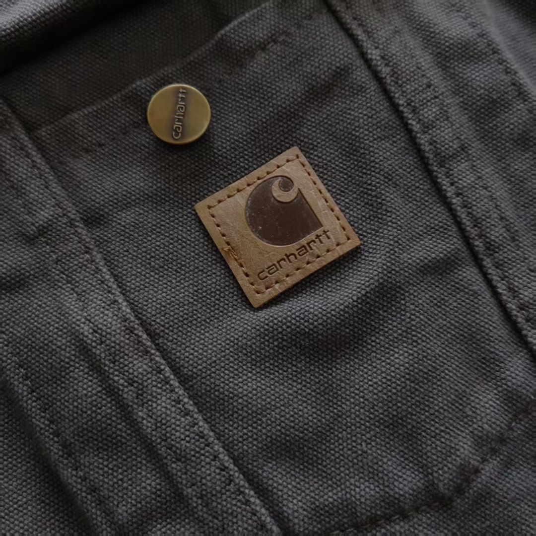 Carhartt WIP卡哈特重磅做旧牛仔底特律翻领夹克