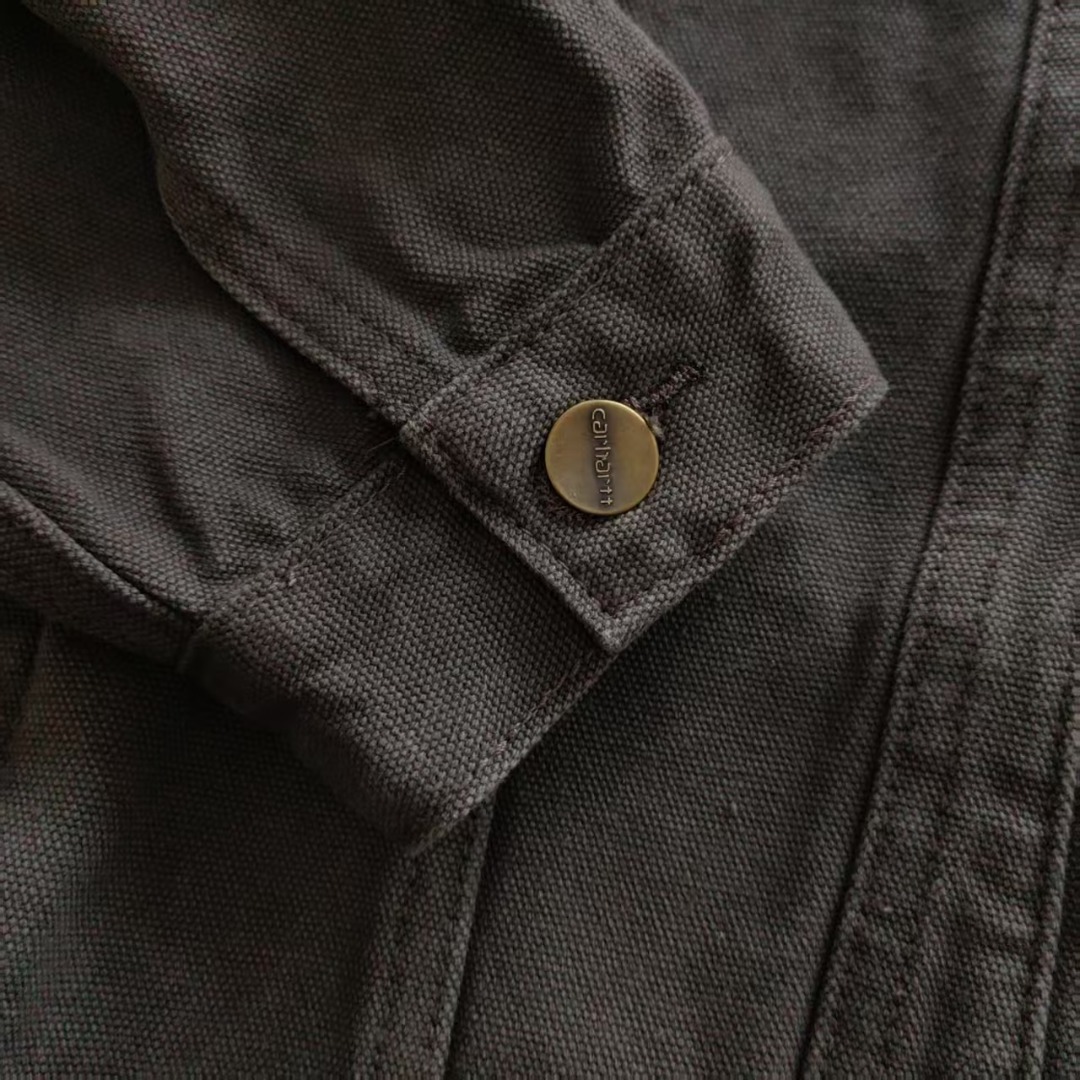Carhartt WIP卡哈特重磅做旧牛仔底特律翻领夹克