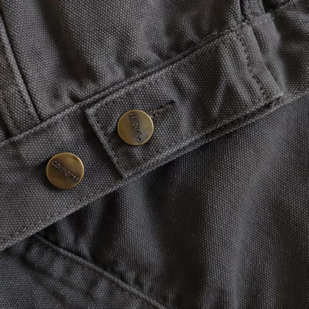 Carhartt WIP卡哈特重磅做旧牛仔底特律翻领夹克
