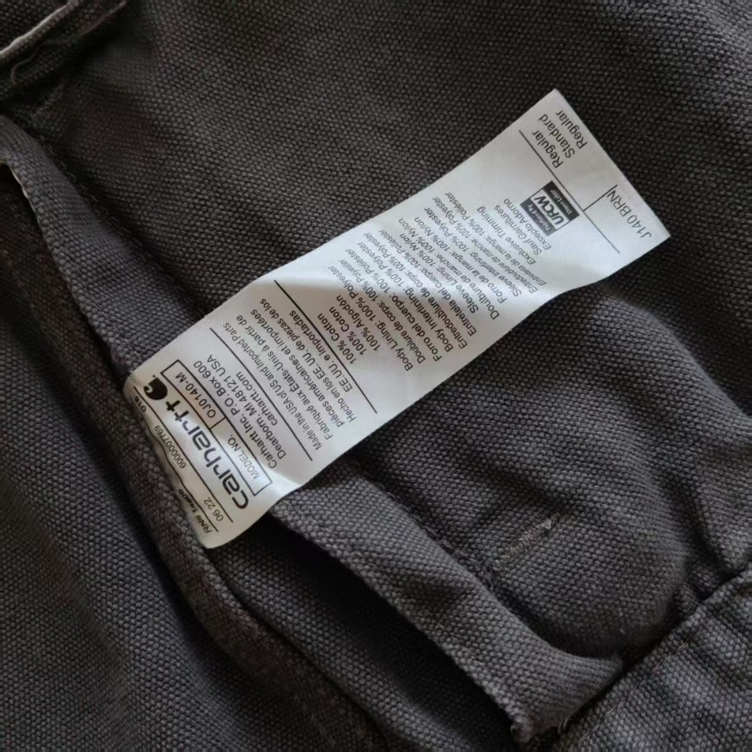 Carhartt WIP卡哈特重磅做旧牛仔底特律翻领夹克